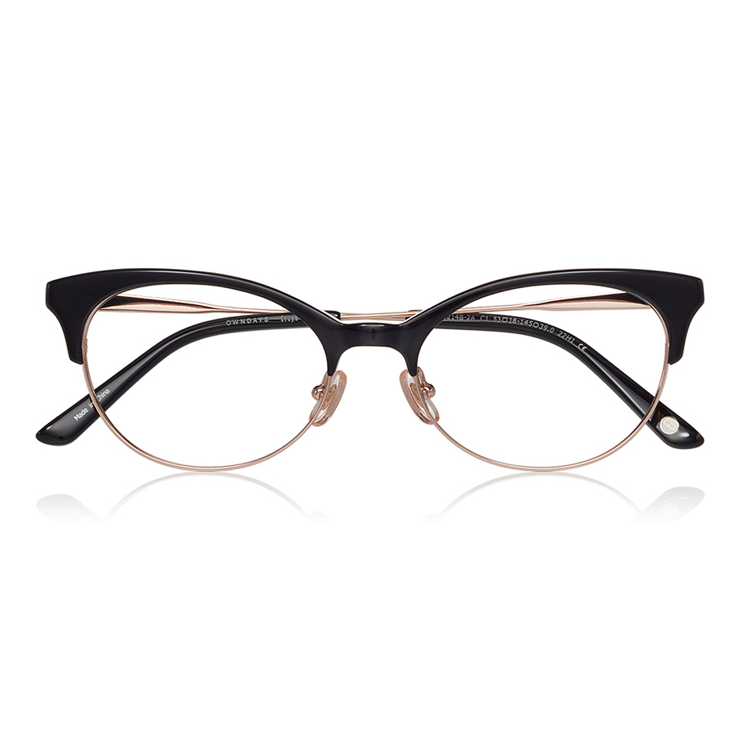 Graph Belle Black Full Rim Fox right side