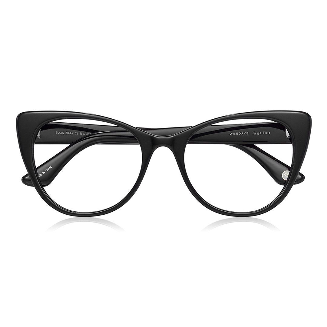 Graph Belle Black Full Rim Fox right side