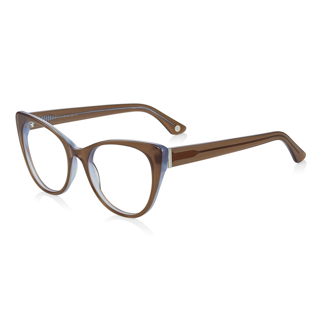 Graph Belle Light Brown Full Rim Fox left side