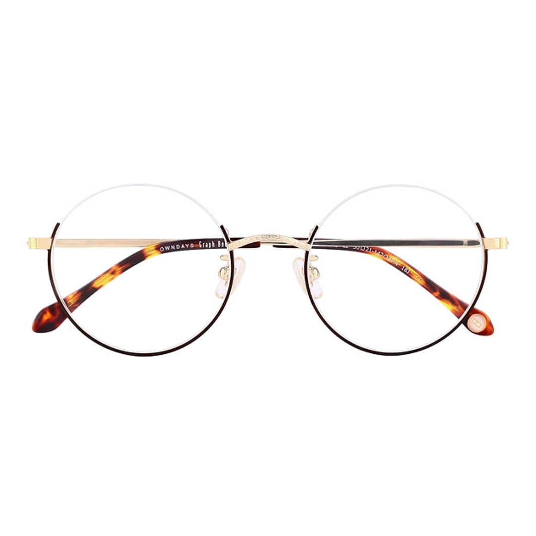 Graph Belle Dark Brown Full Rim Round right side