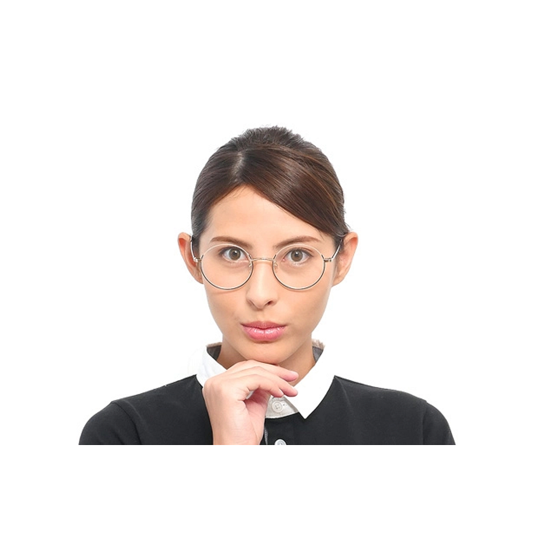 Graph Belle Dark Brown Full Rim Round left side