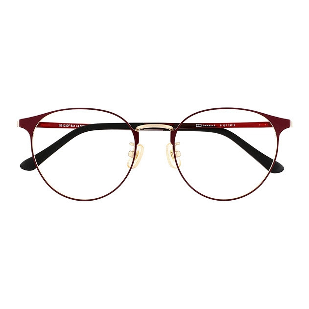 Graph Belle Red Full Rim Boston right side