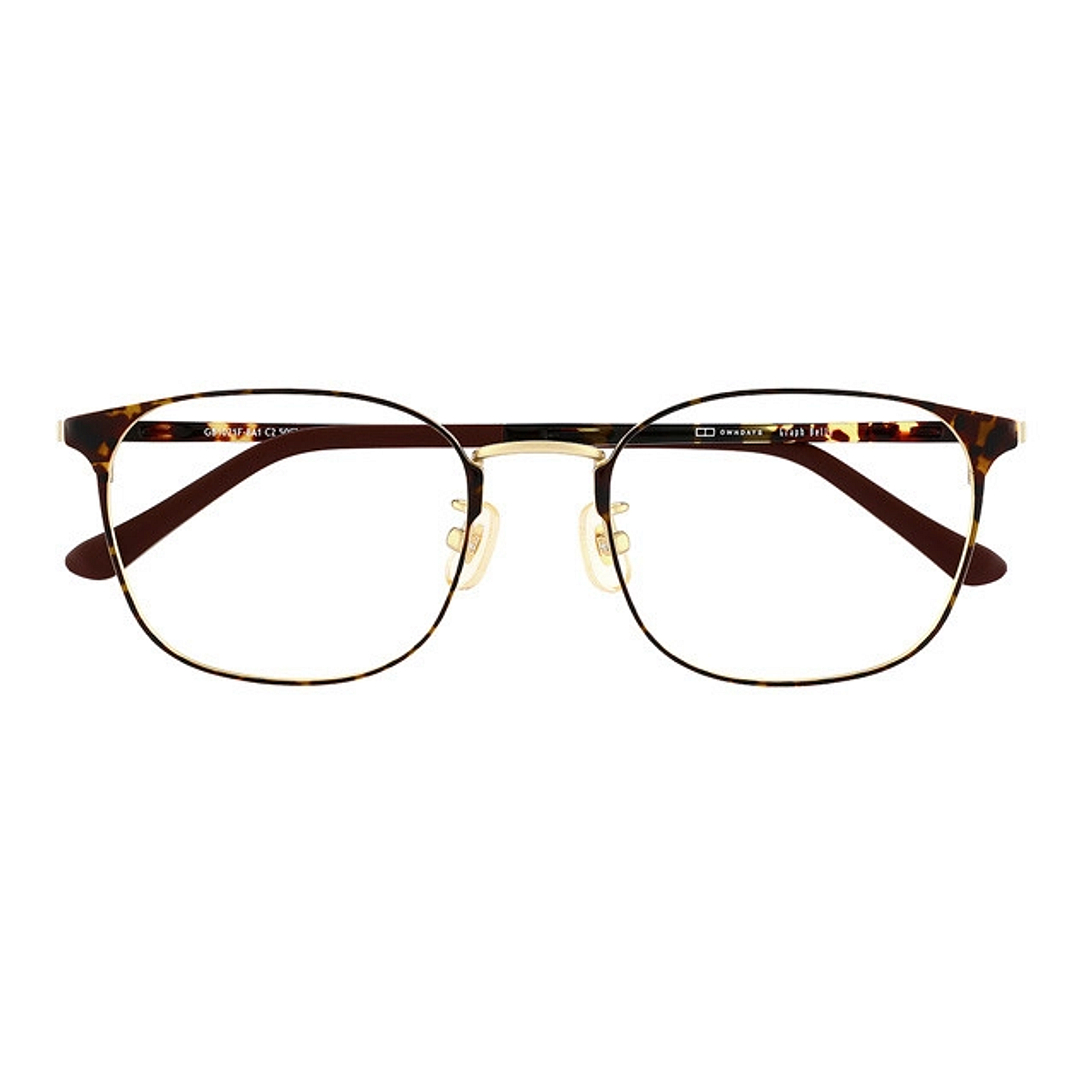 Graph Belle Light Brown Full Rim Rectangle left side