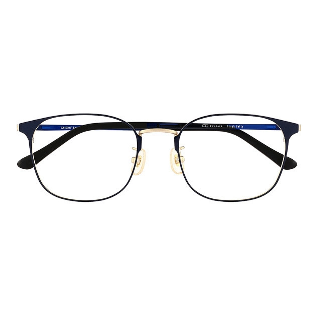 Graph Belle Sky Blue Full Rim Rectangle right side