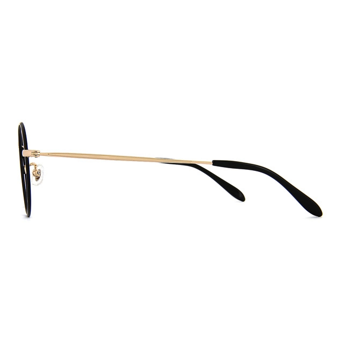 Graph Belle Black Full Rim Round left side