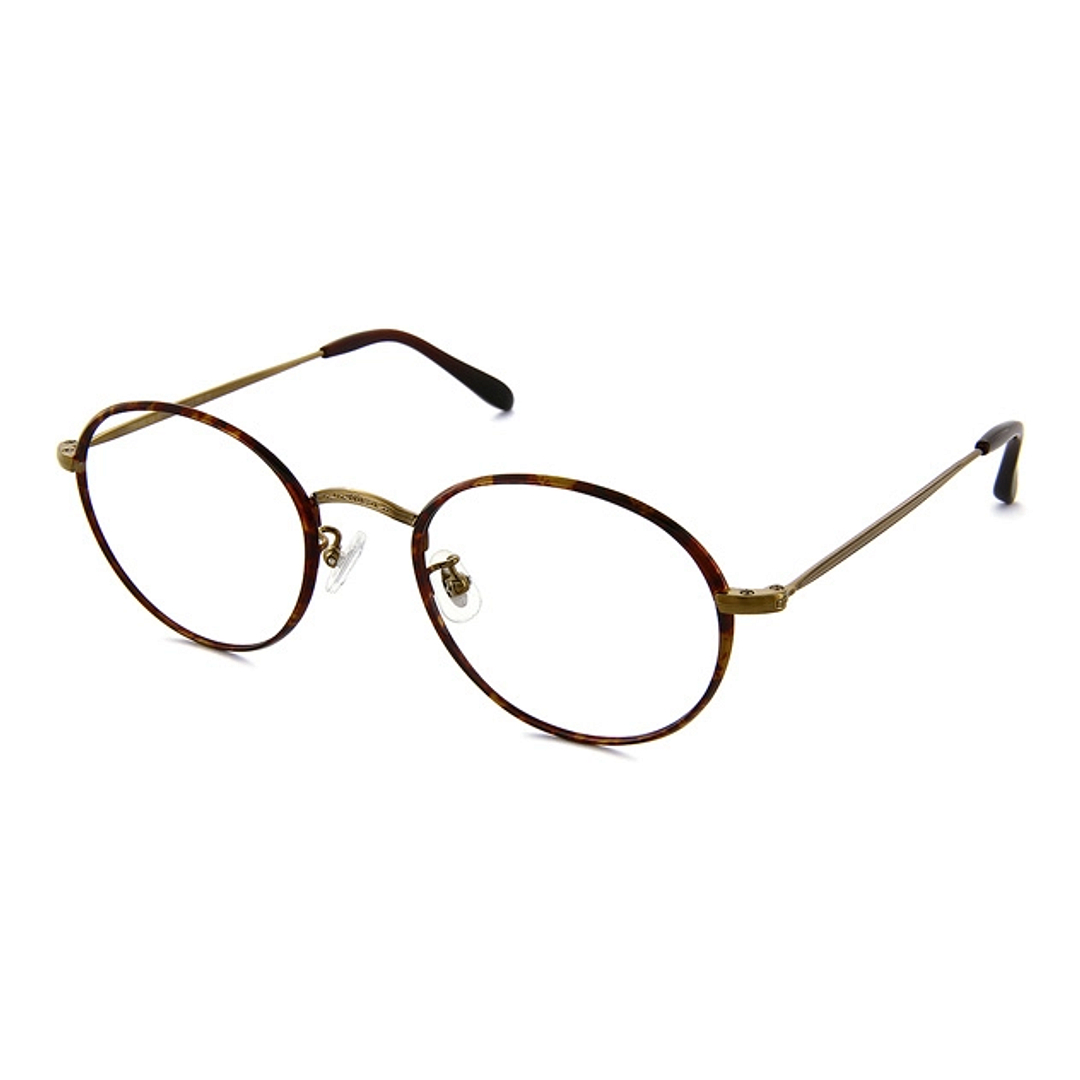 Graph Belle Light Brown Full Rim Round left side