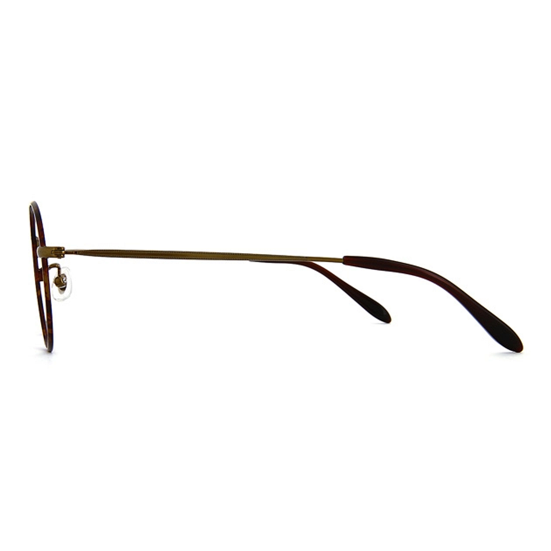 Graph Belle Light Brown Full Rim Round left side