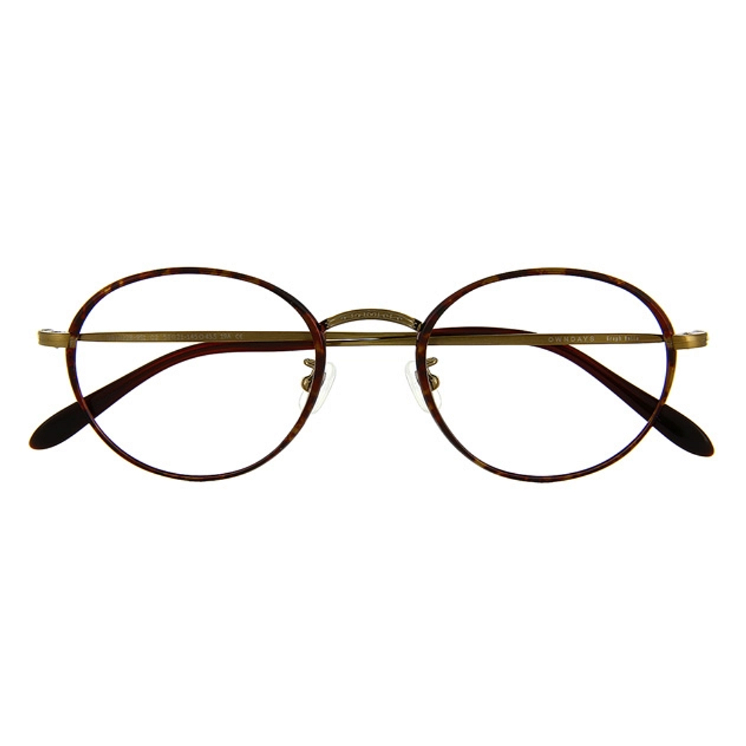 Graph Belle Light Brown Full Rim Round right side