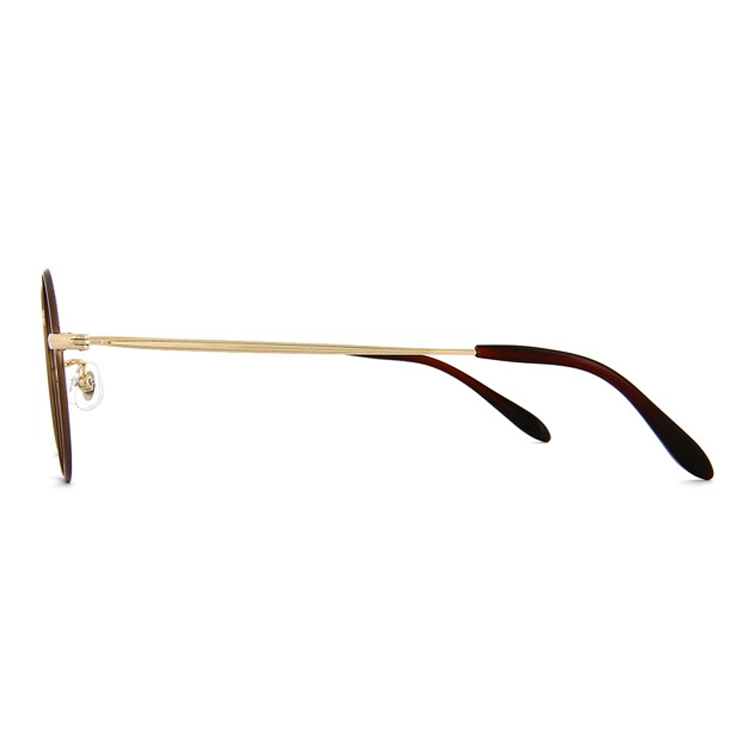 Graph Belle Light Brown Full Rim Round left side