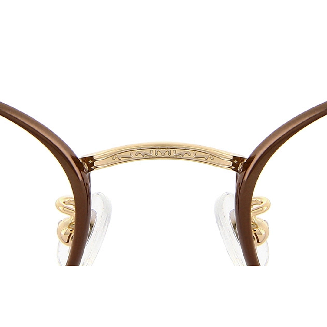 Graph Belle Light Brown Full Rim Round left side