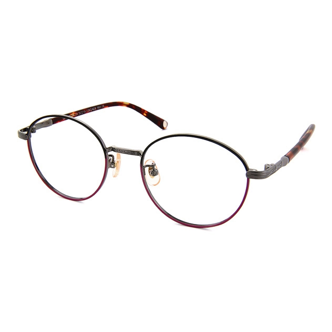 Graph Belle Black Full Rim Boston left side