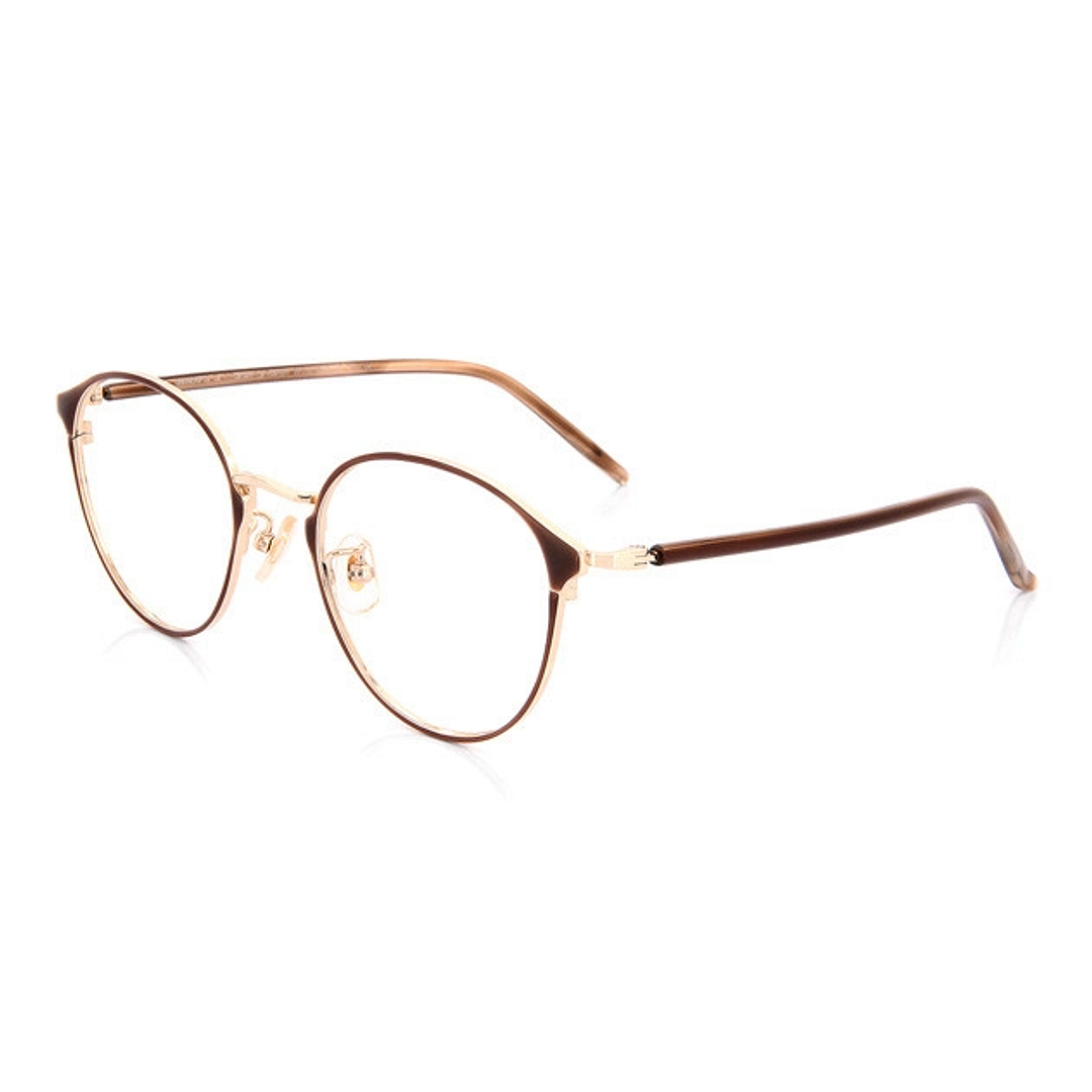 Graph Belle Light Brown Full Rim Boston left side