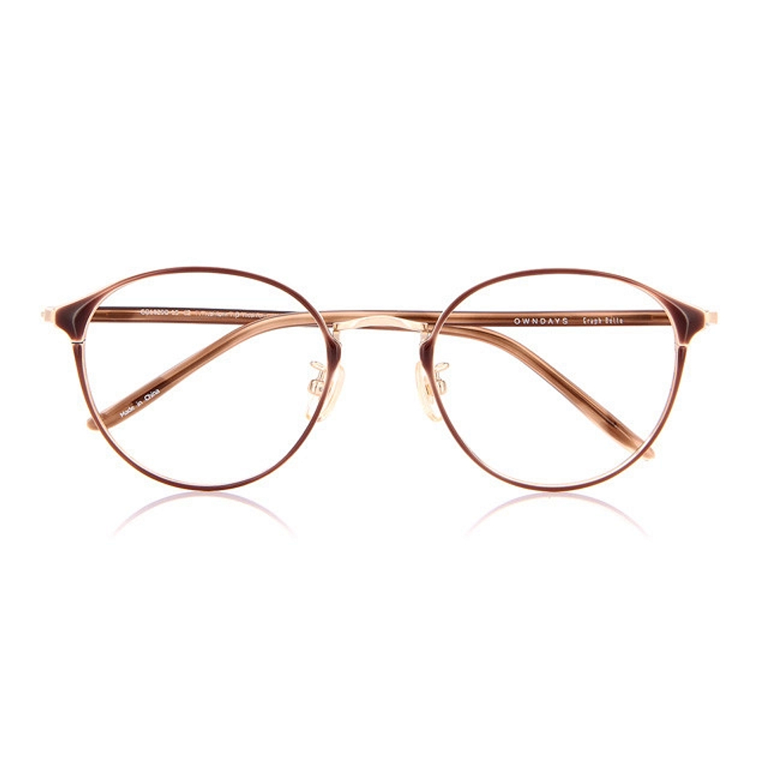 Graph Belle Light Brown Full Rim Boston right side