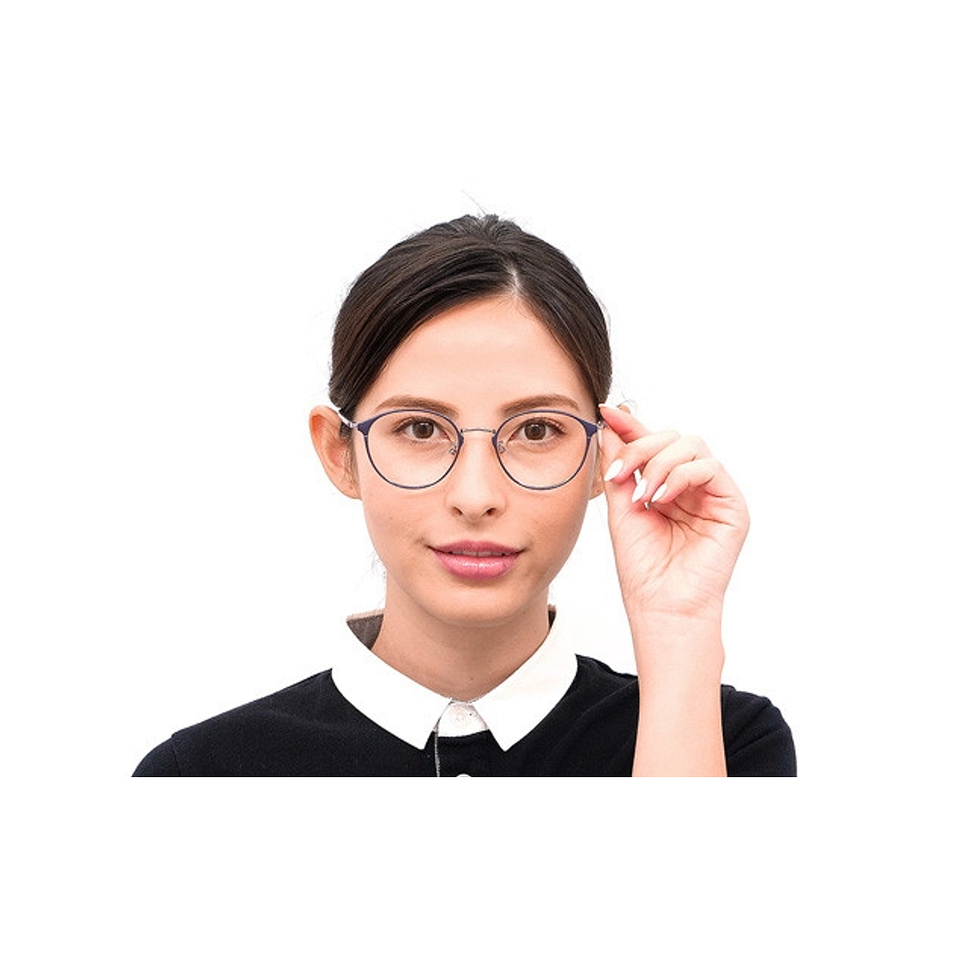 Graph Belle Light Brown Full Rim Boston left side