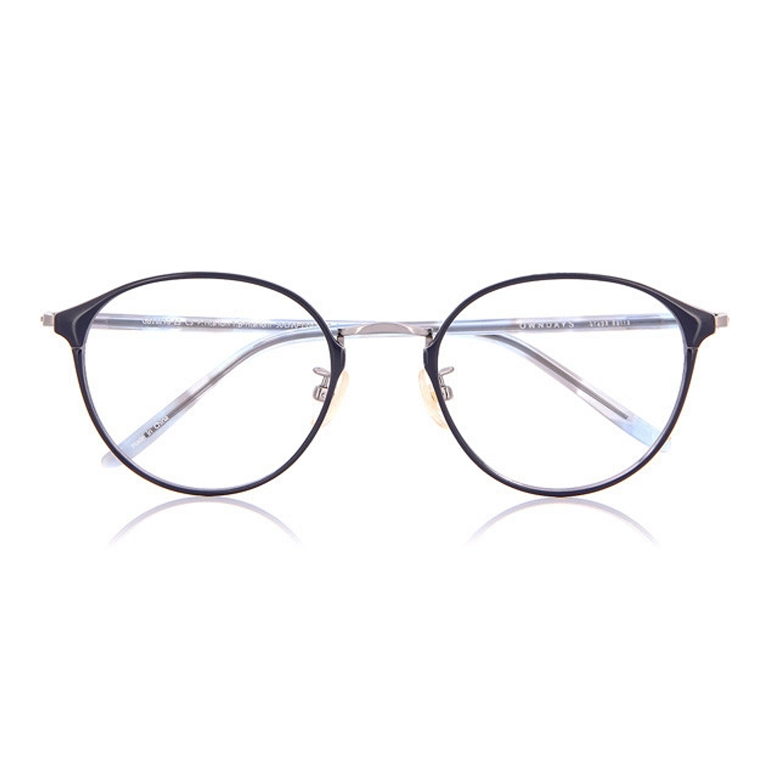 Graph Belle Navy Blue Full Rim Boston right side