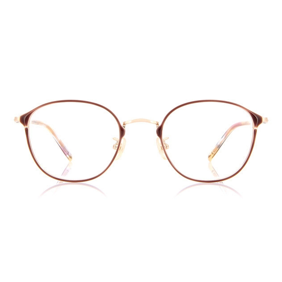 Graph Belle Light Brown Full Rim Rectangle right side