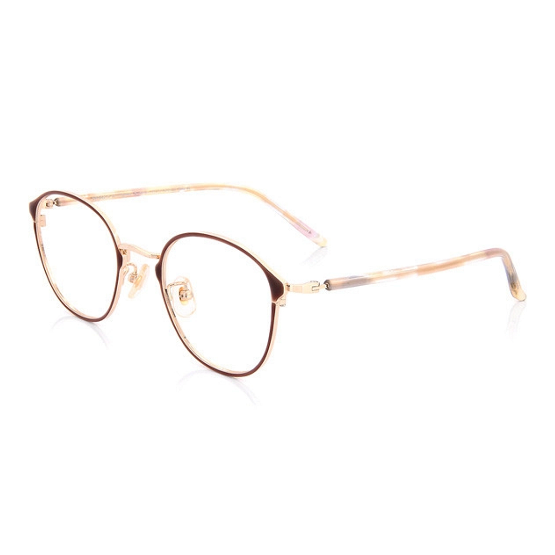Graph Belle Light Brown Full Rim Rectangle left side