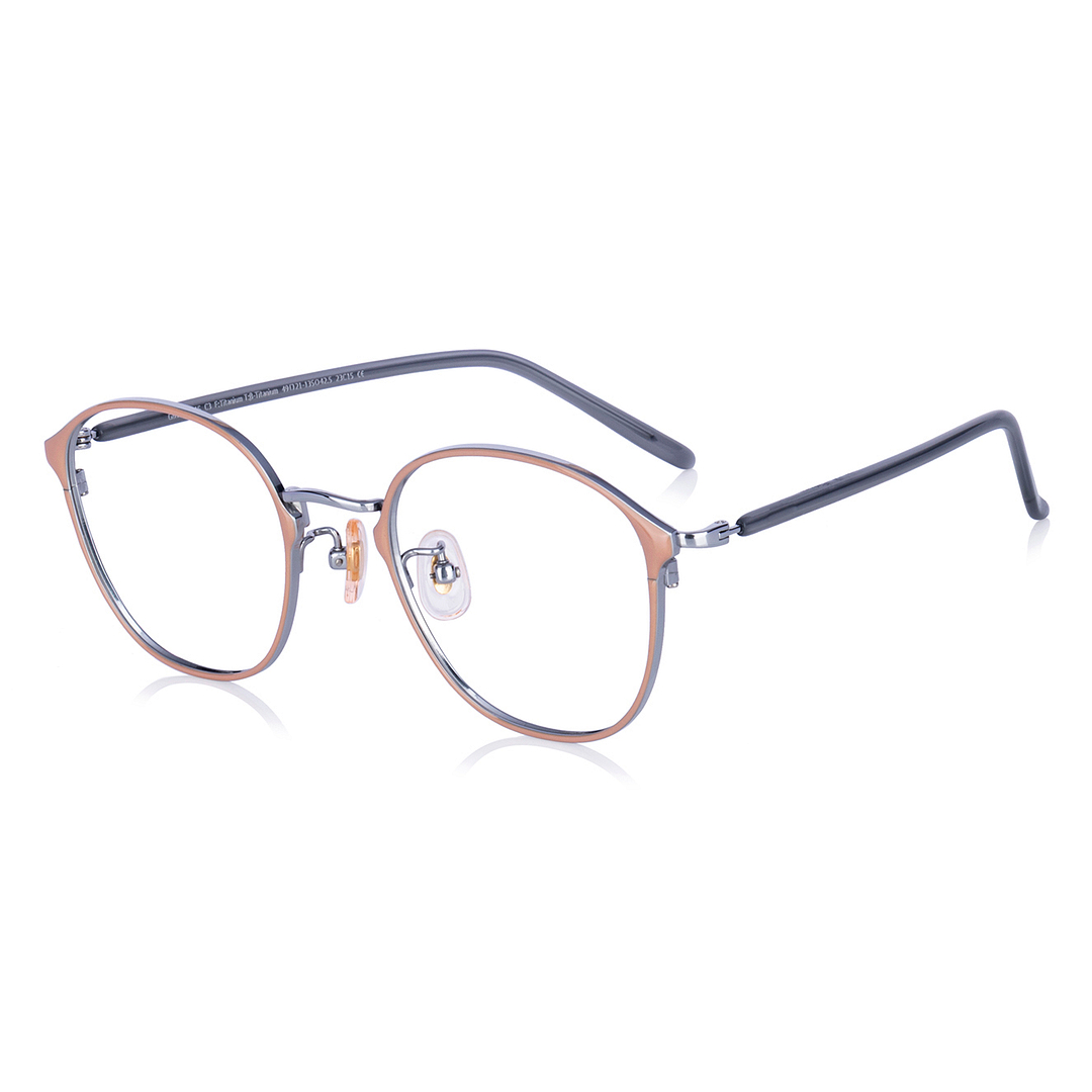 Graph Belle Pink Full Rim Rectangle left side