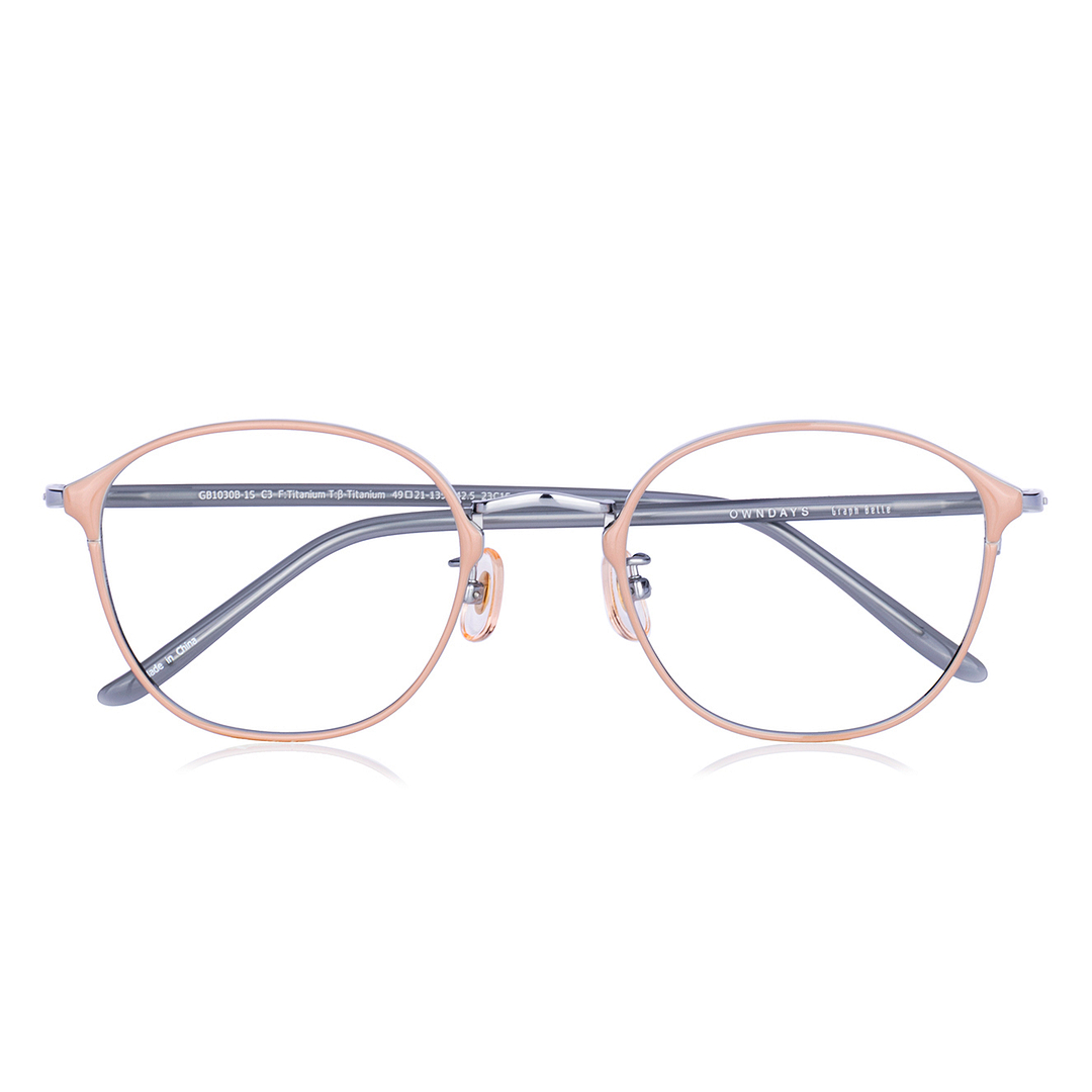 Graph Belle Pink Full Rim Rectangle right side