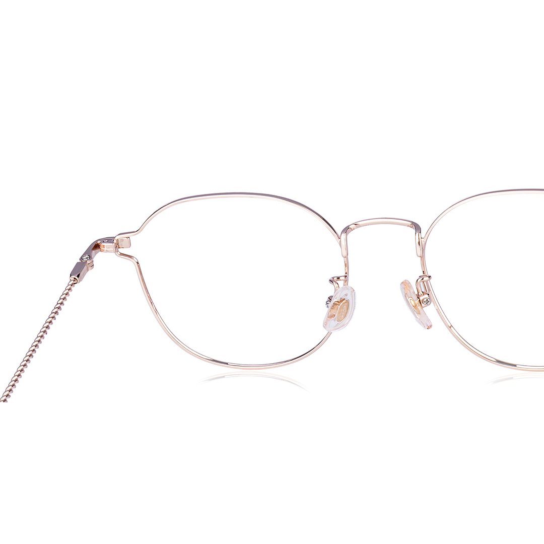 Graph Belle Light Brown Full Rim Boston left side