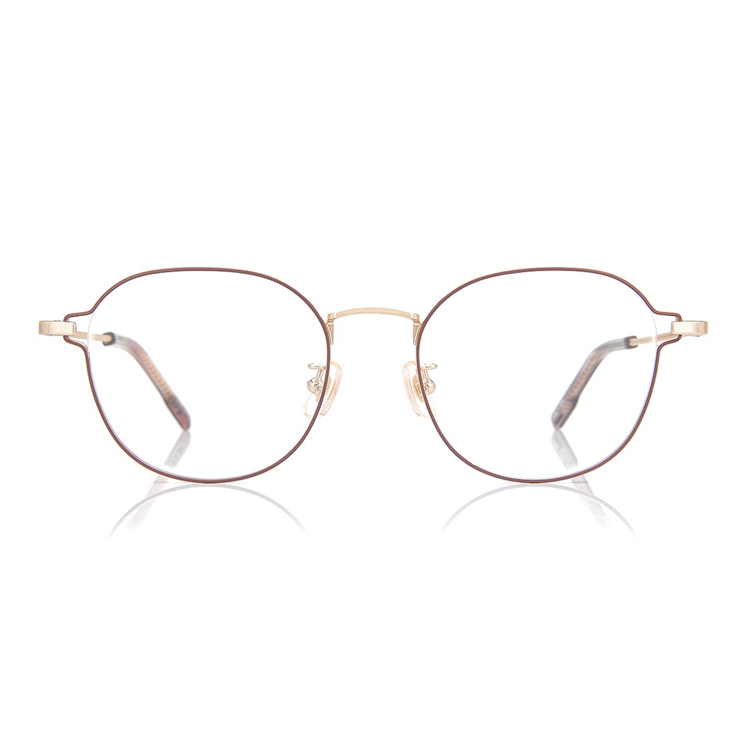 Graph Belle Light Brown Full Rim Boston right side