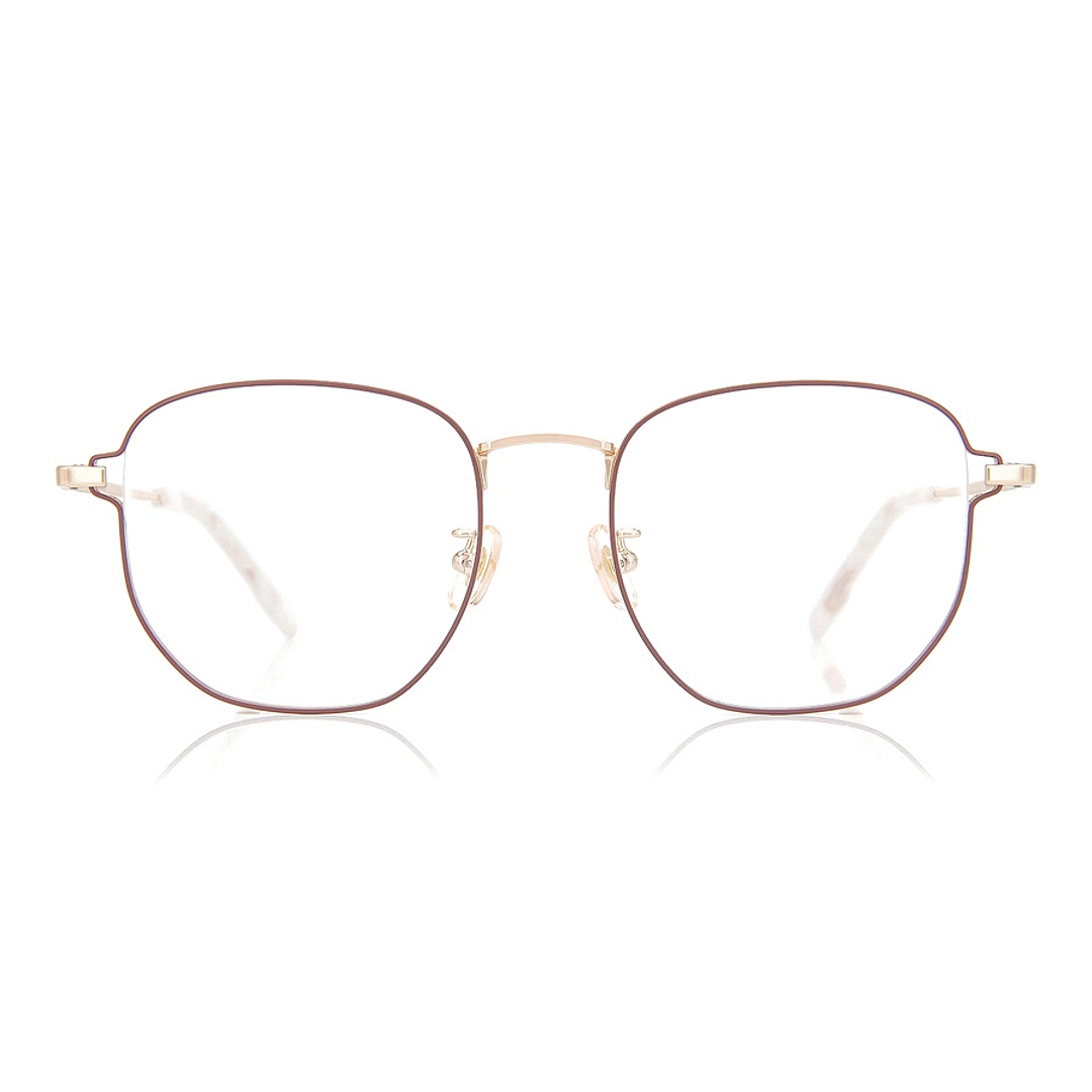 Graph Belle Light Brown Full Rim Polygon right side