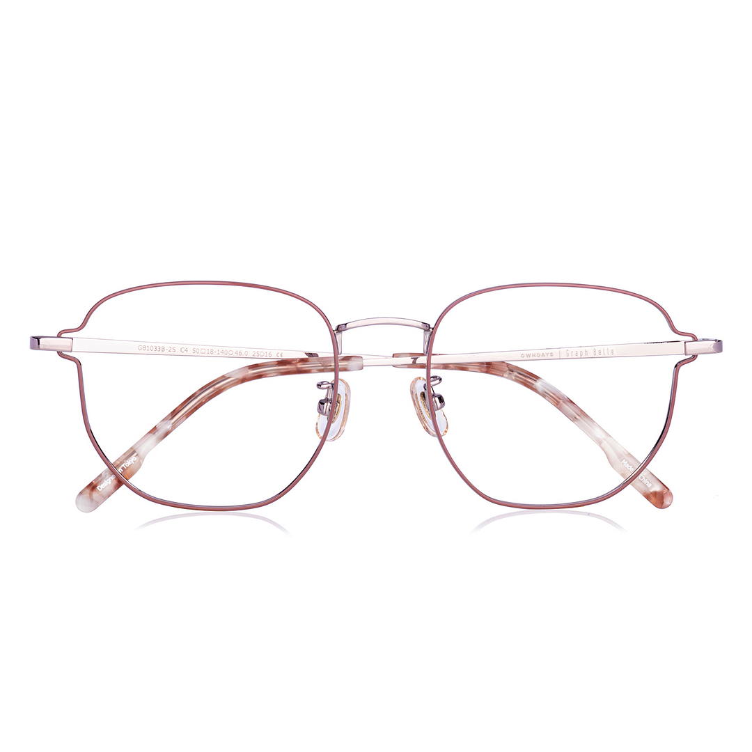 Graph Belle Red Full Rim Polygon right side