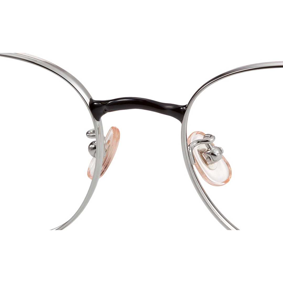 Graph Belle Silver Full Rim Boston left side