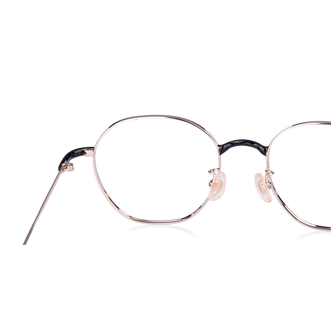 Graph Belle Gold Full Rim Polygon left side