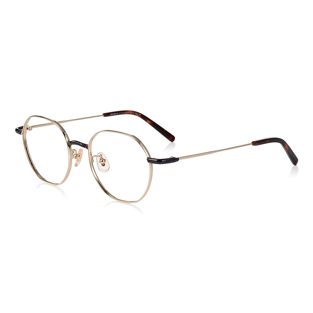 Graph Belle Gold Full Rim Polygon left side