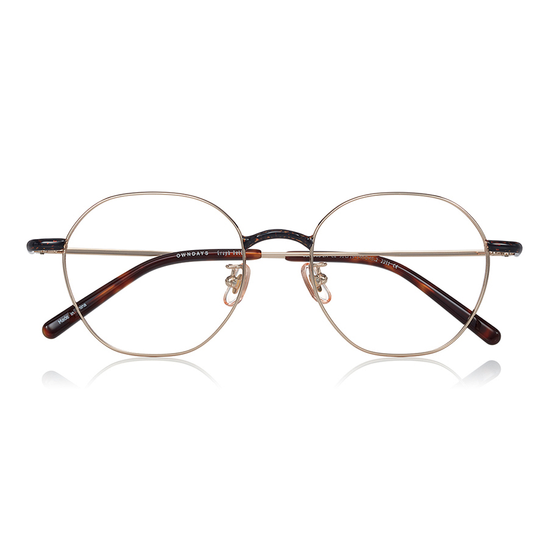 Graph Belle Gold Full Rim Polygon right side