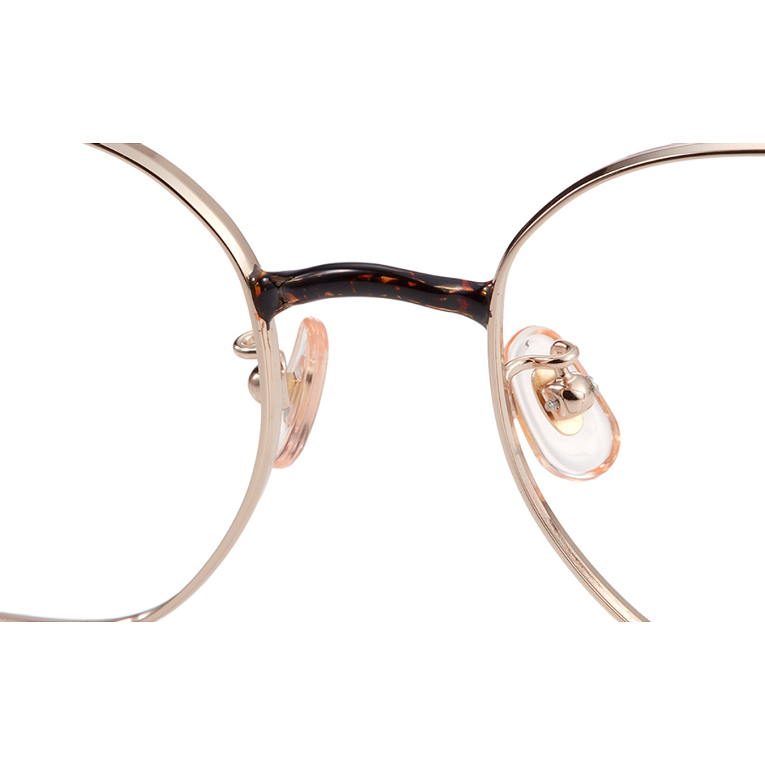 Graph Belle Gold Full Rim Polygon left side