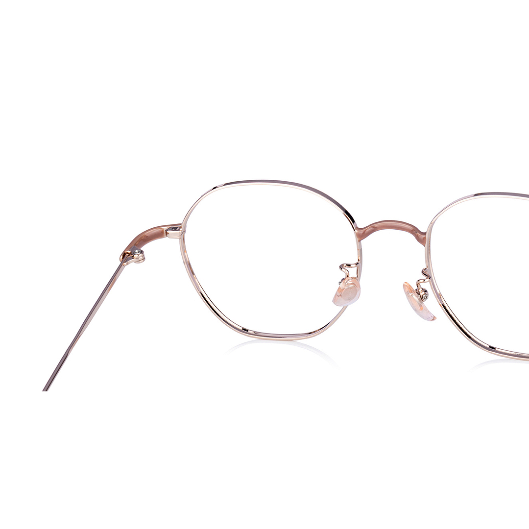 Graph Belle Gold Full Rim Polygon left side