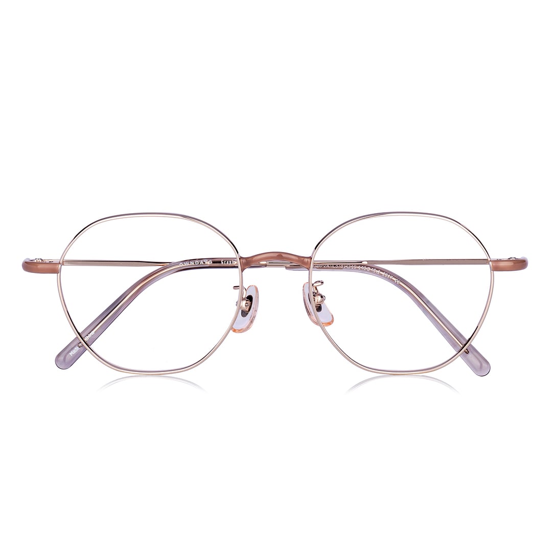 Graph Belle Gold Full Rim Polygon right side