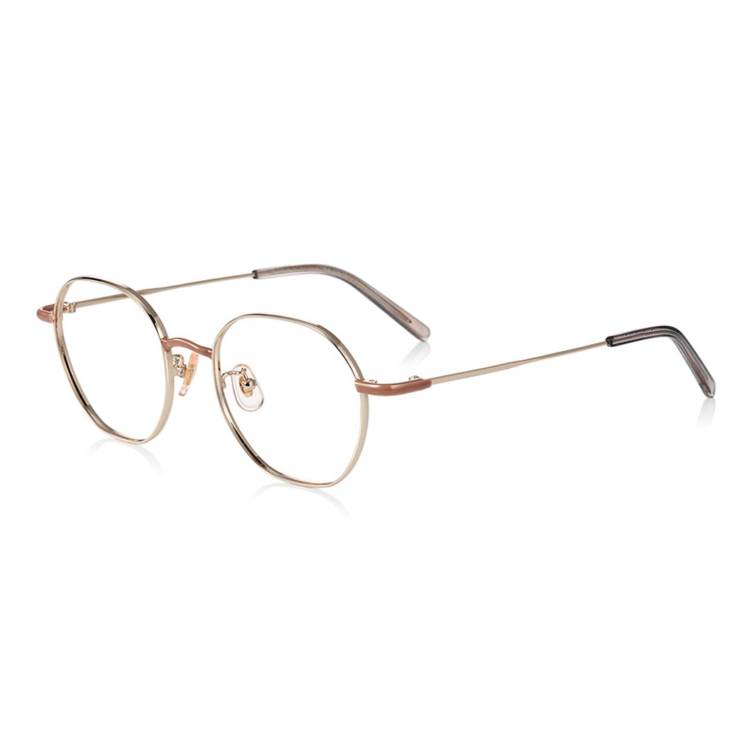 Graph Belle Gold Full Rim Polygon left side