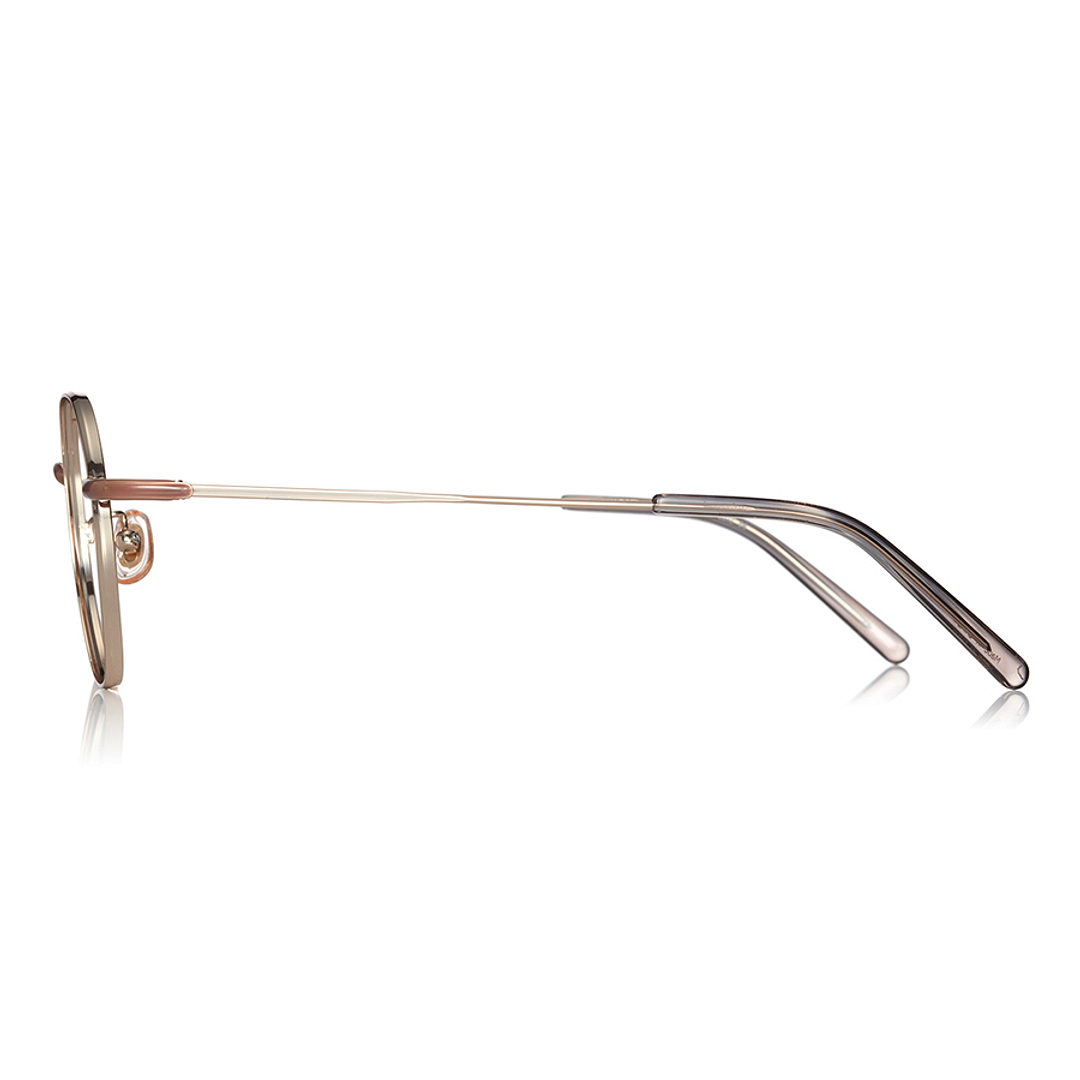 Graph Belle Gold Full Rim Polygon left side