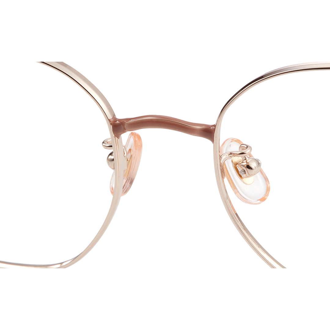 Graph Belle Gold Full Rim Polygon left side