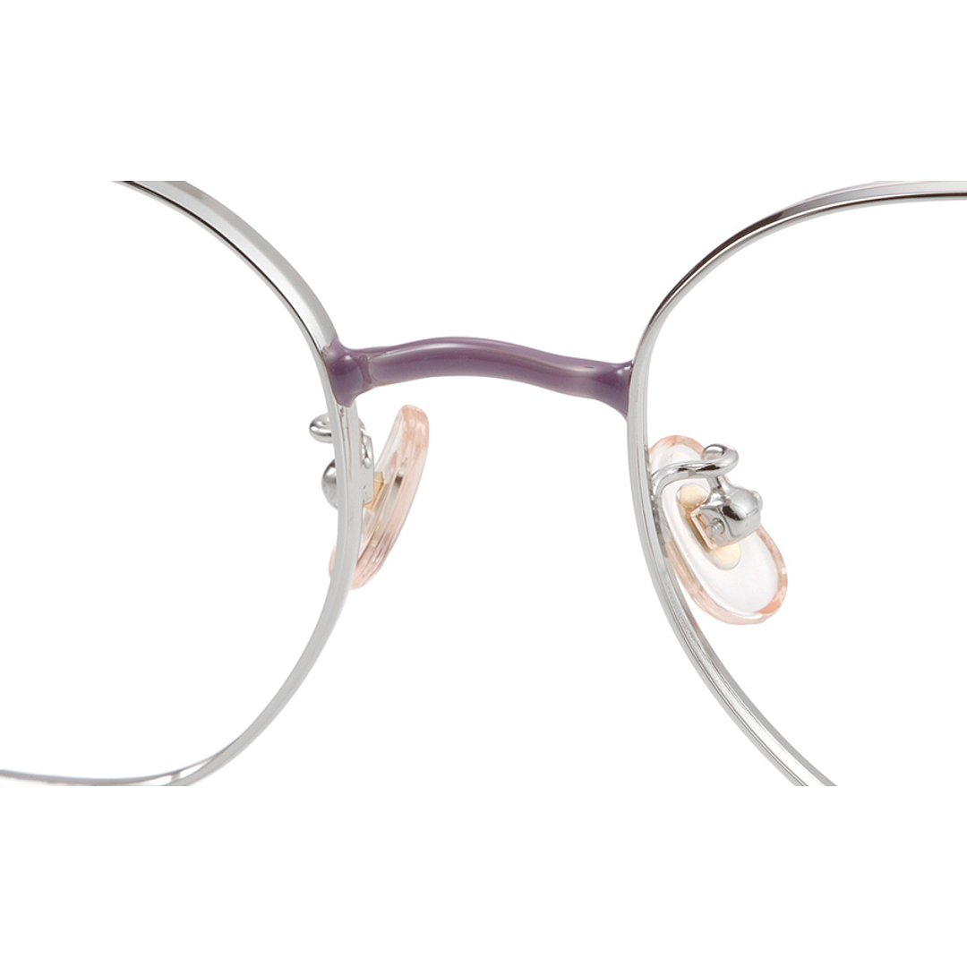 Graph Belle Silver Full Rim Polygon left side