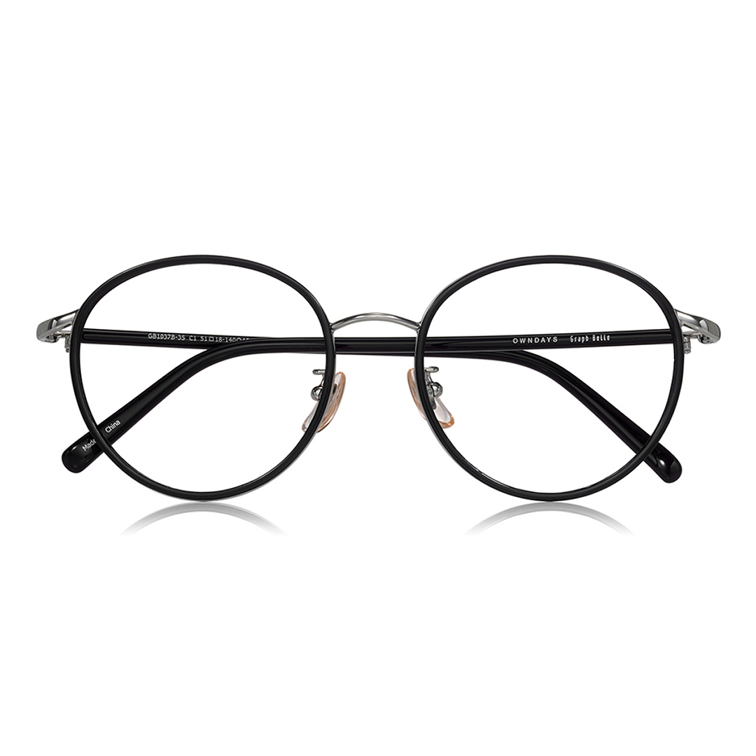 Graph Belle Black Full Rim Boston right side