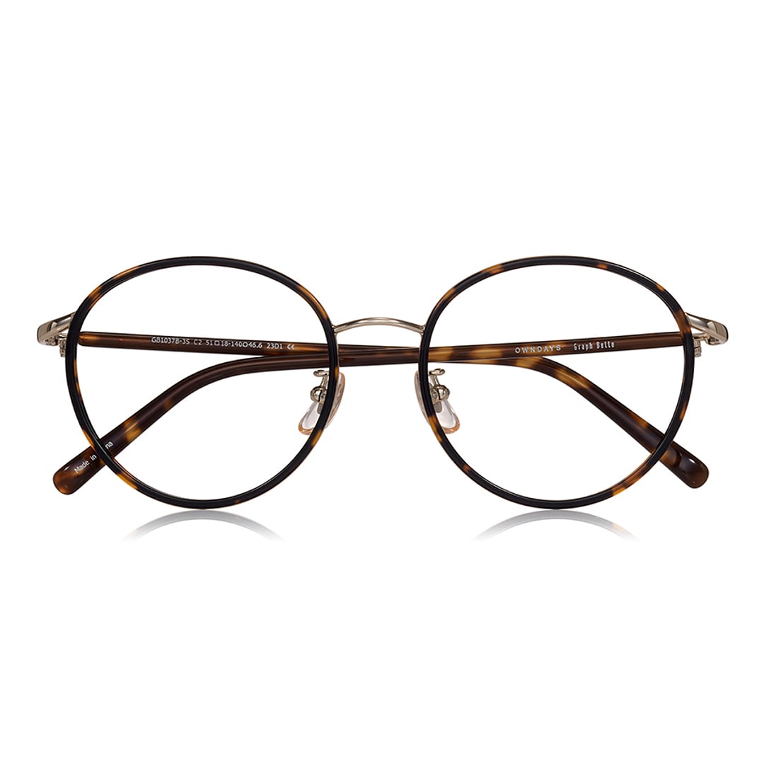 Graph Belle Light Brown Full Rim Boston right side