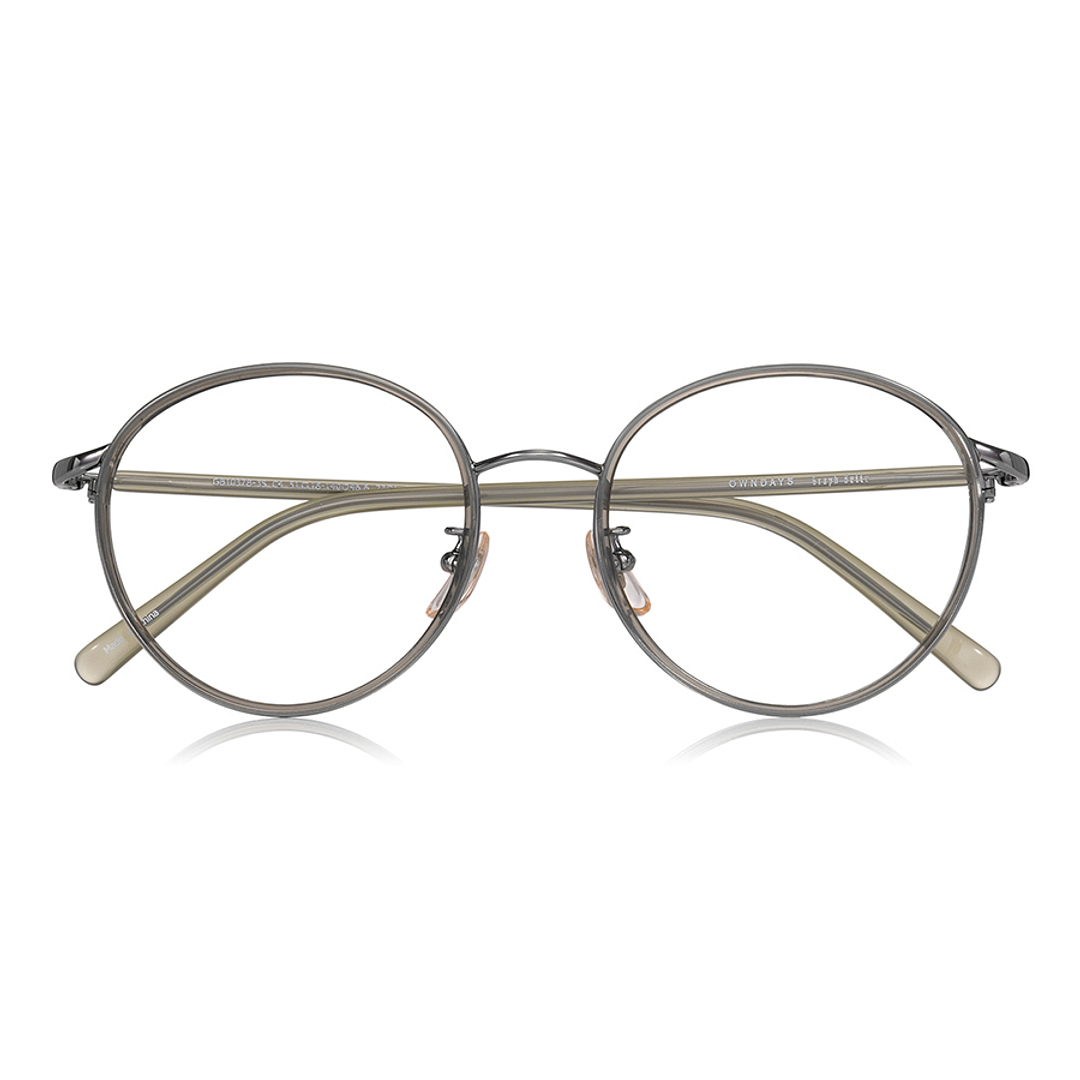 Graph Belle Tan Brown Full Rim Boston right side