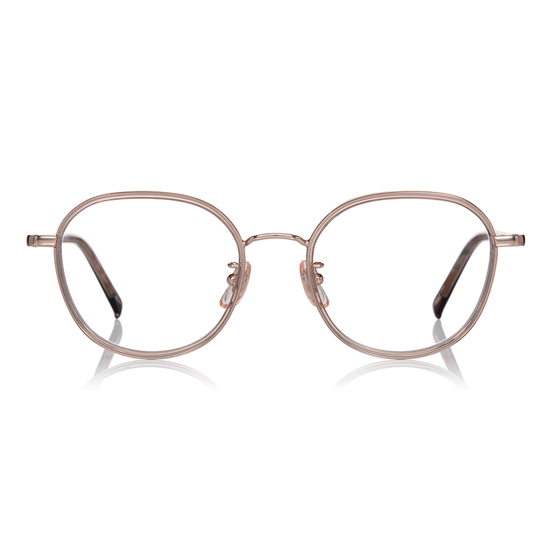 Graph Belle Light Brown Full Rim Polygon right side