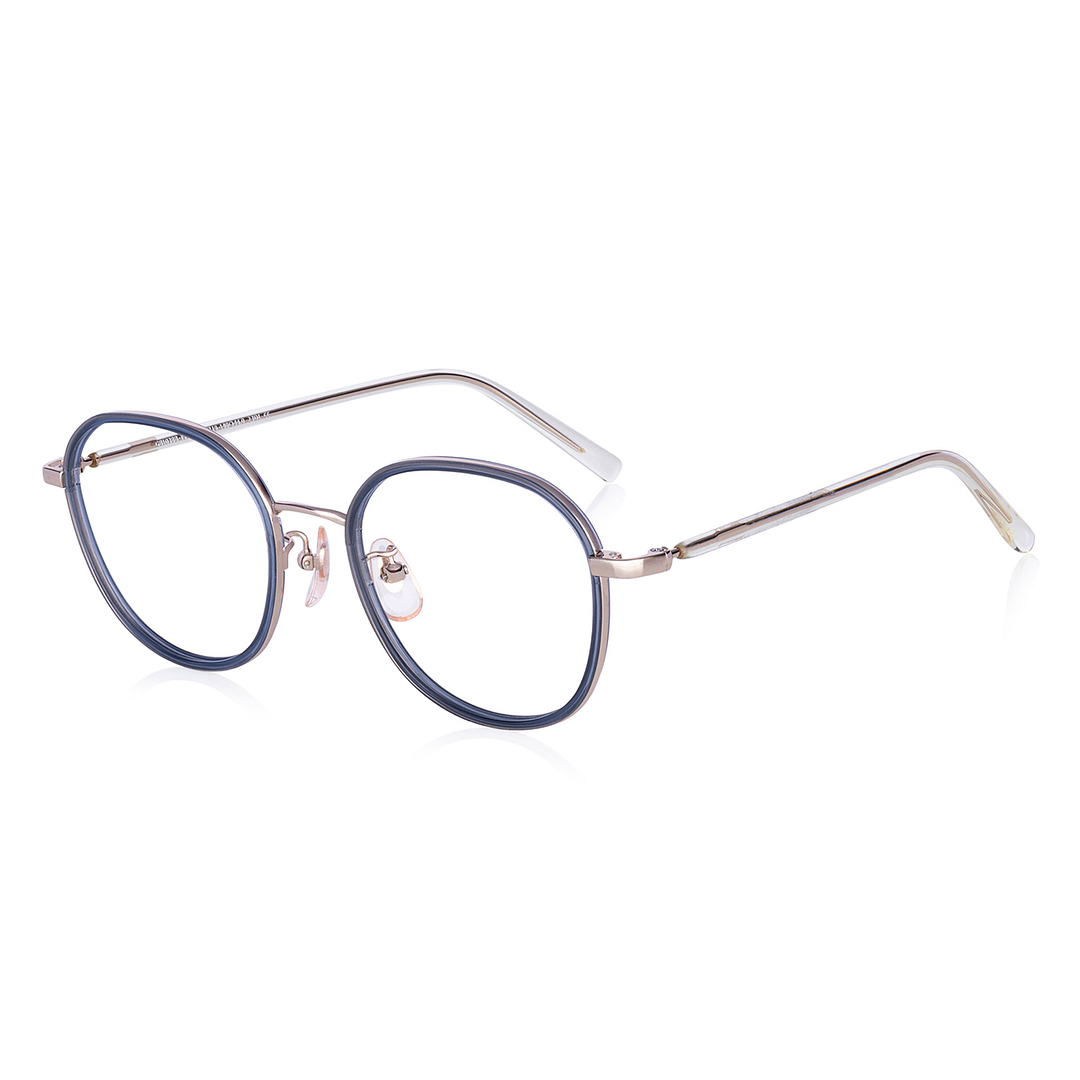 Graph Belle Navy Blue Full Rim Polygon right side