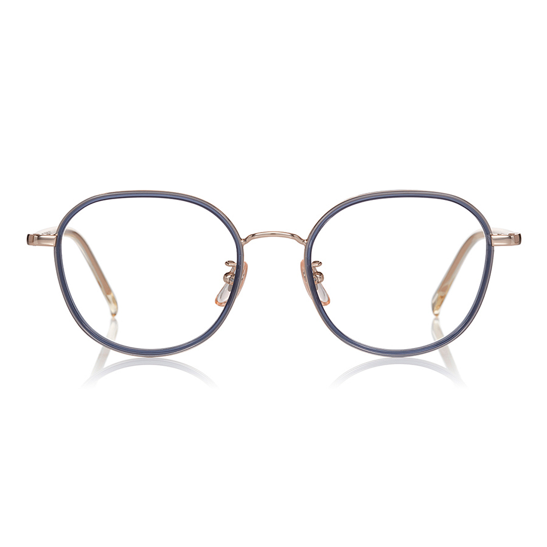 Graph Belle Navy Blue Full Rim Polygon right side