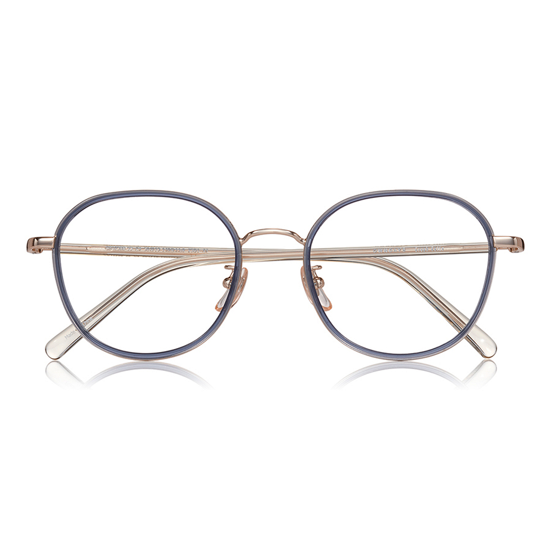 Graph Belle Navy Blue Full Rim Polygon right side