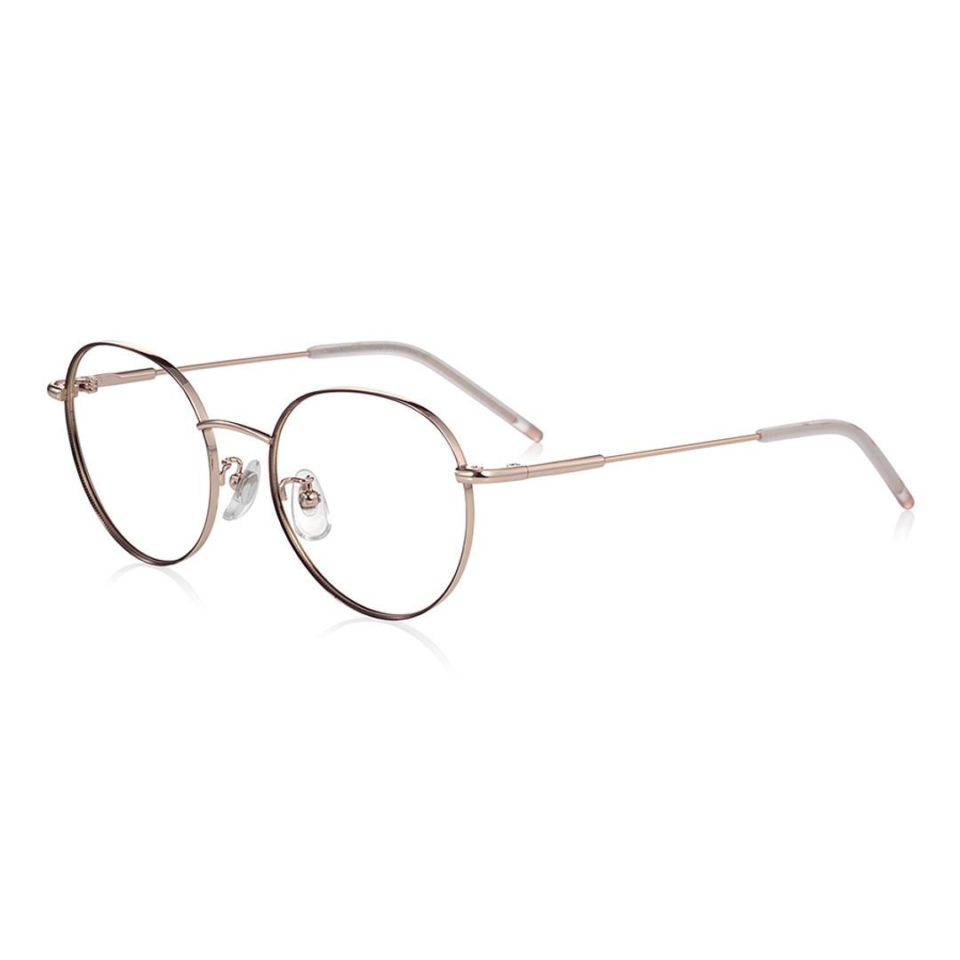 Graph Belle Light Brown Full Rim Boston left side