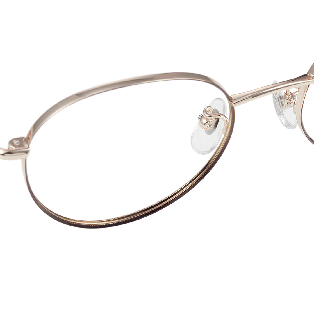 Graph Belle Light Brown Full Rim Boston right side