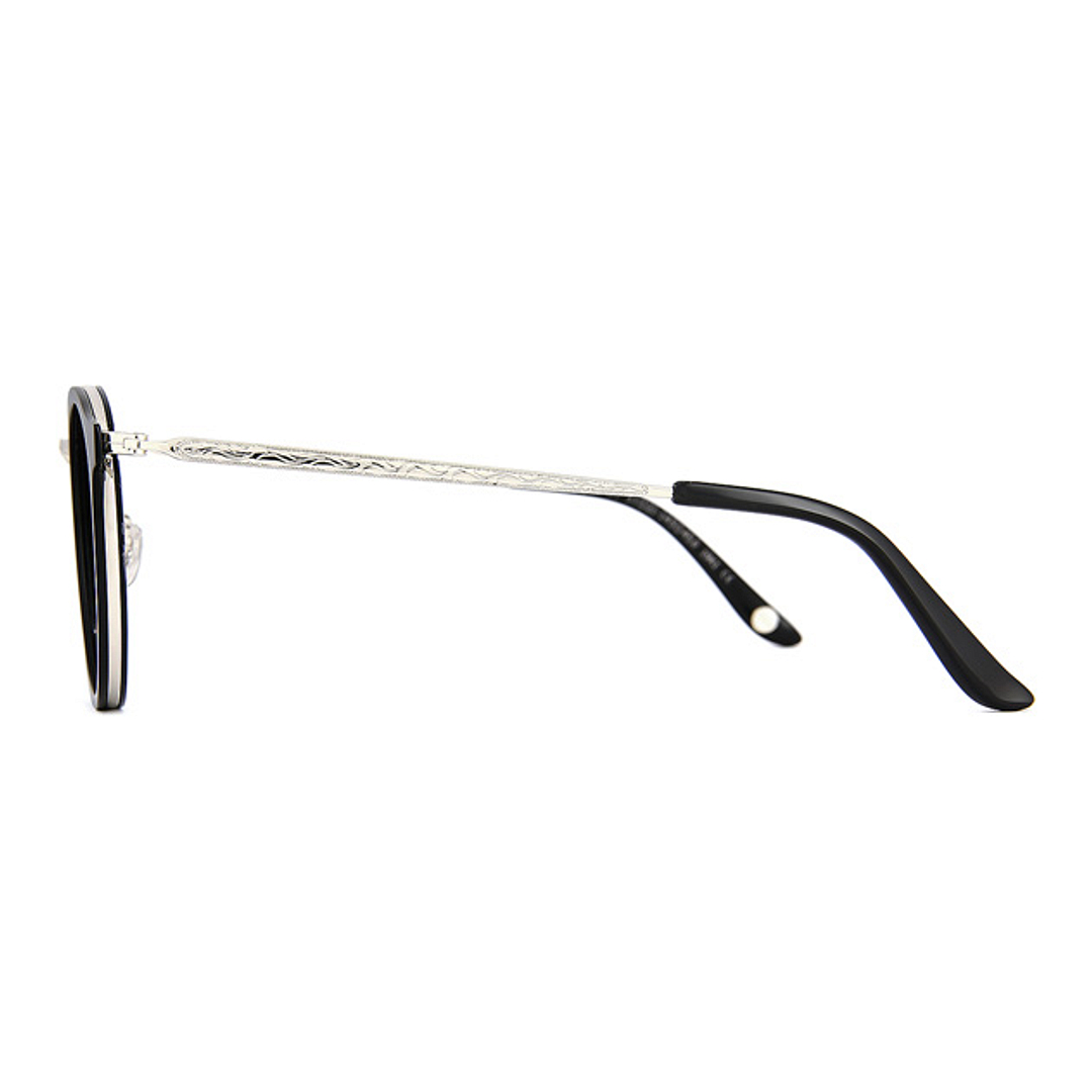 Graph Belle Black Full Rim Boston left side