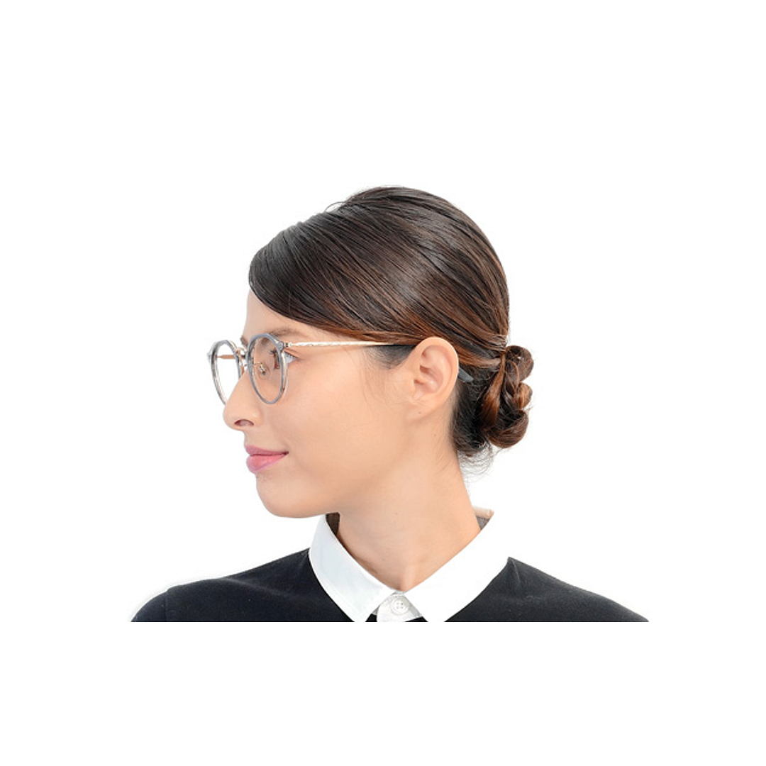 Graph Belle Black Full Rim Crown Pant left side