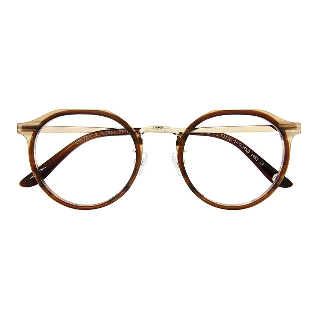 Graph Belle Brown Full Rim Crown Pant right side